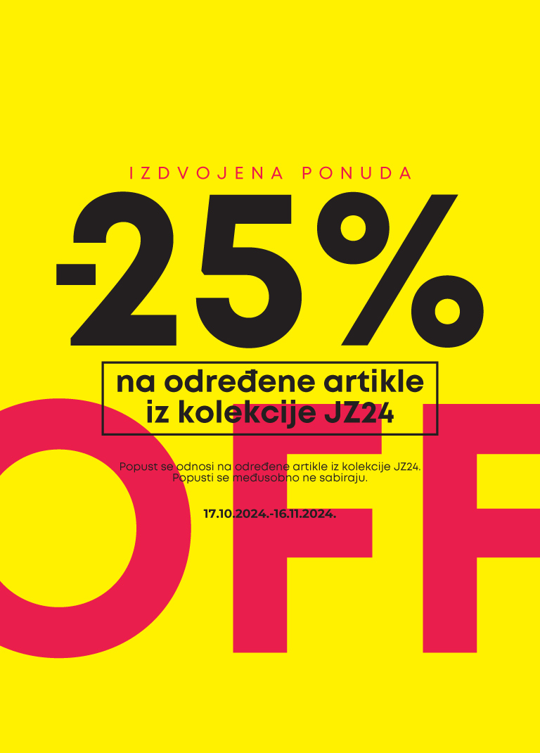 akcija 25% popusta